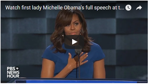 Michelle Obama DNC 2016